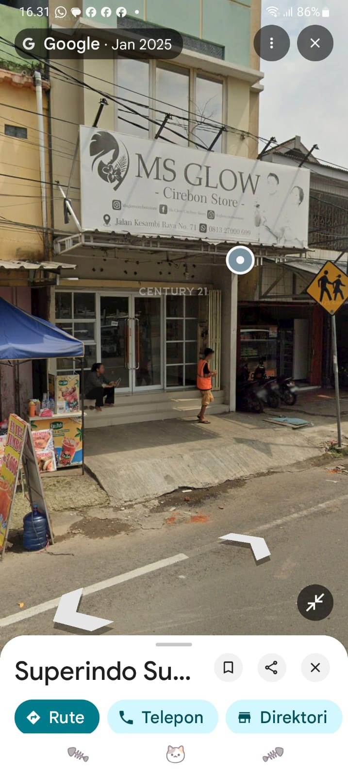 Ruko Siap Pakai Lokasi Strategis Pinggir Jalan Kesambi Cirebon