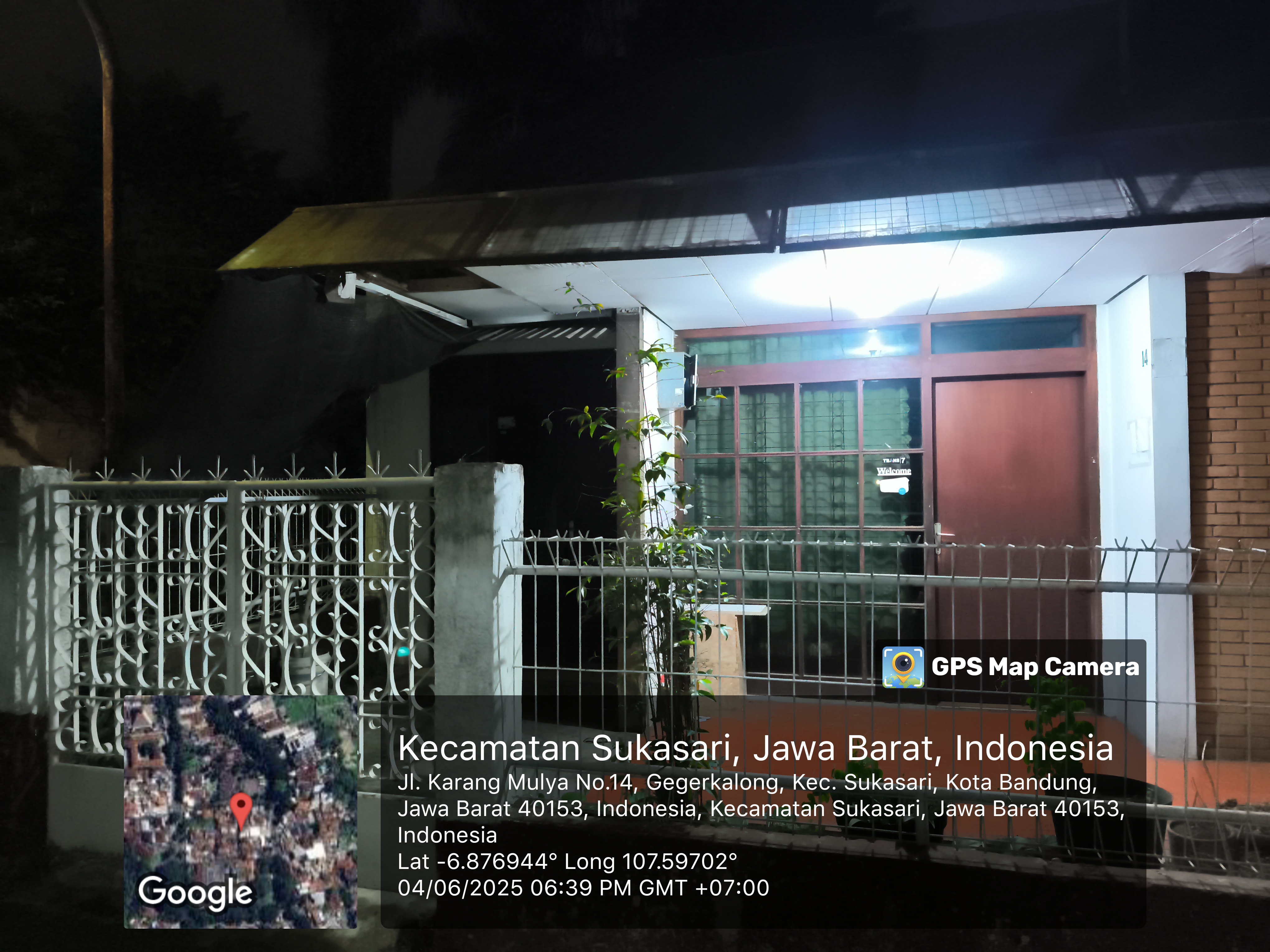 Rumah Tua   Satu  Lantai Sayap Antara  Sukajadi Dan Setiabudi 