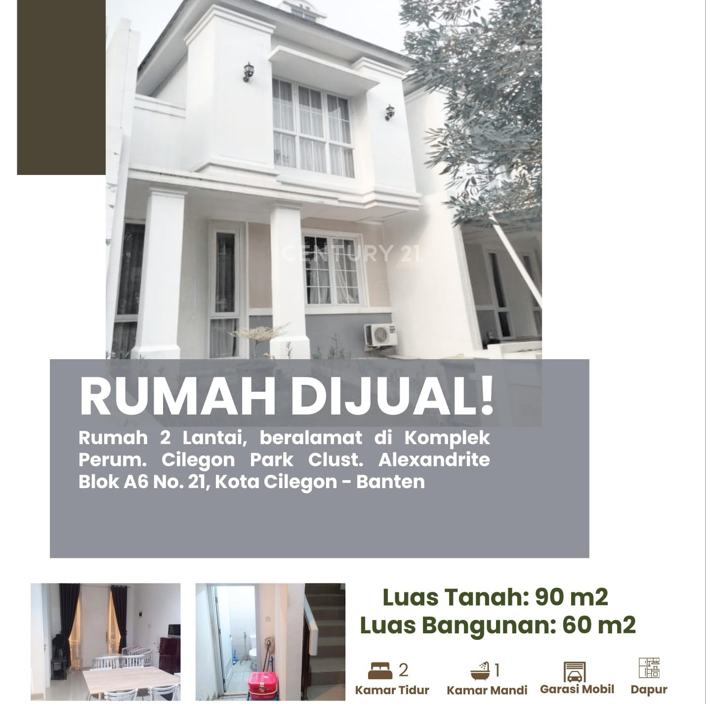 Hunian 2 Lantai Cilegon Park Komplek Elit